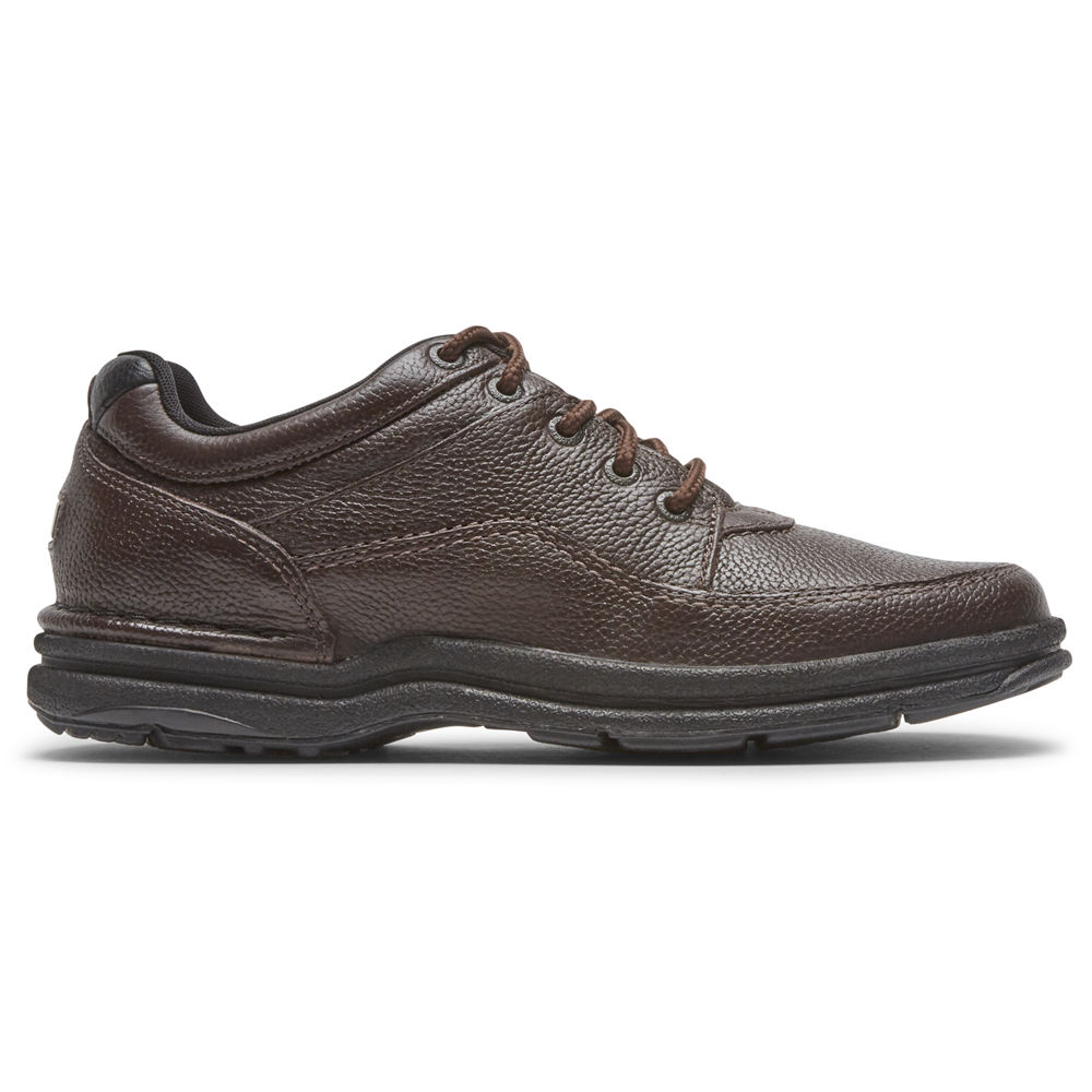 Rockport Mens World Tour Classic Shoe - Sneakers Brown - GDI374890